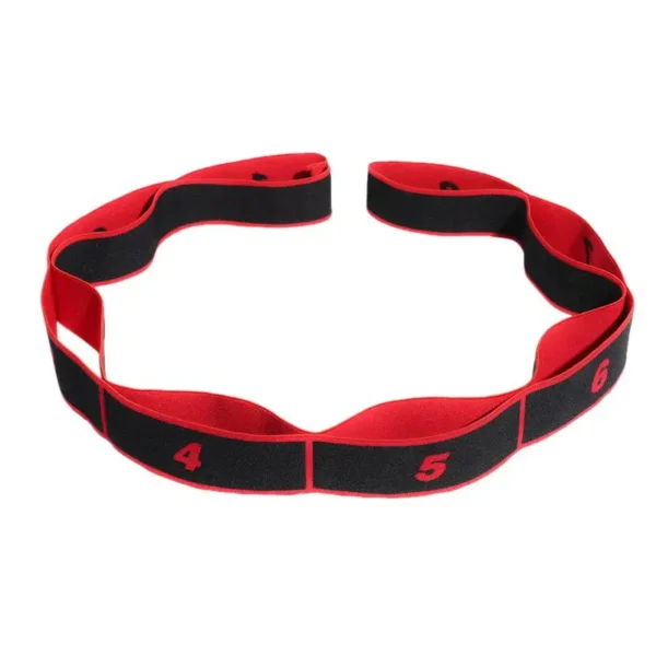 Yoga Pull Strap Belt - Versatile Polyester Latex Elastic Stretching Band for Dance, Pilates, and Fitness Training Yoga Pull Strap Belt Polyester Latex Elastic Latin Dance Stretching Band Loop Yoga Pilates GYM Fitness Exercise Resistance Bands - Image 4