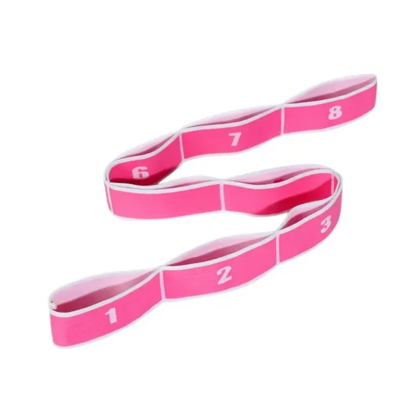 Yoga Pull Strap Belt - Versatile Polyester Latex Elastic Stretching Band for Dance, Pilates, and Fitness Training Yoga Pull Strap Belt Polyester Latex Elastic Latin Dance Stretching Band Loop Yoga Pilates GYM Fitness Exercise Resistance Bands - Image 3